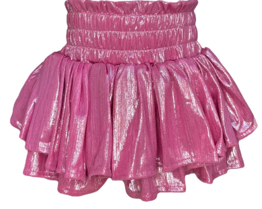 Lola and The Boys Metallic Skirt