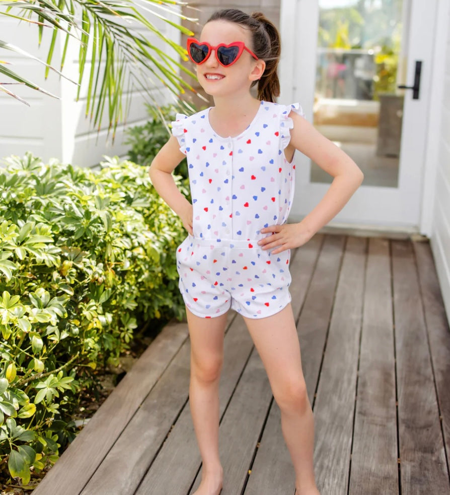 The Beaufort Bonnet Co Marion Rose Romper