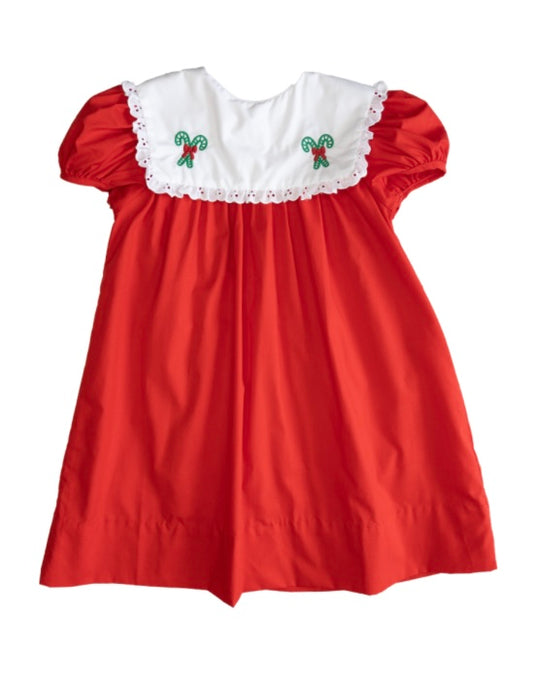 Baby Blessings Candy Cane Maya Dress/Bubble