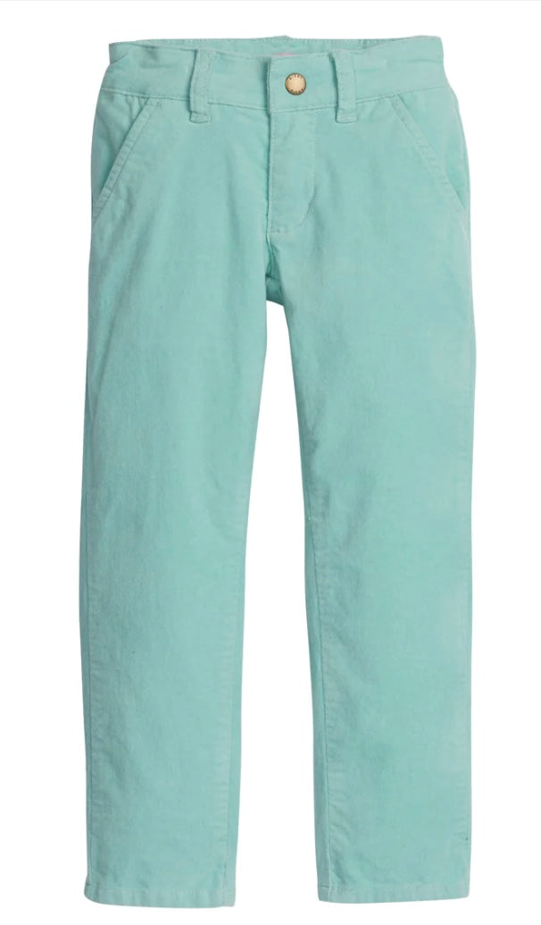 Bisby Twiggy Cords Pants - Aqua