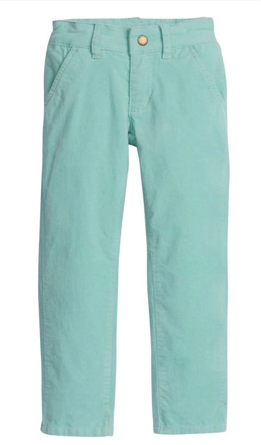 Bisby Twiggy Cords Pants - Aqua