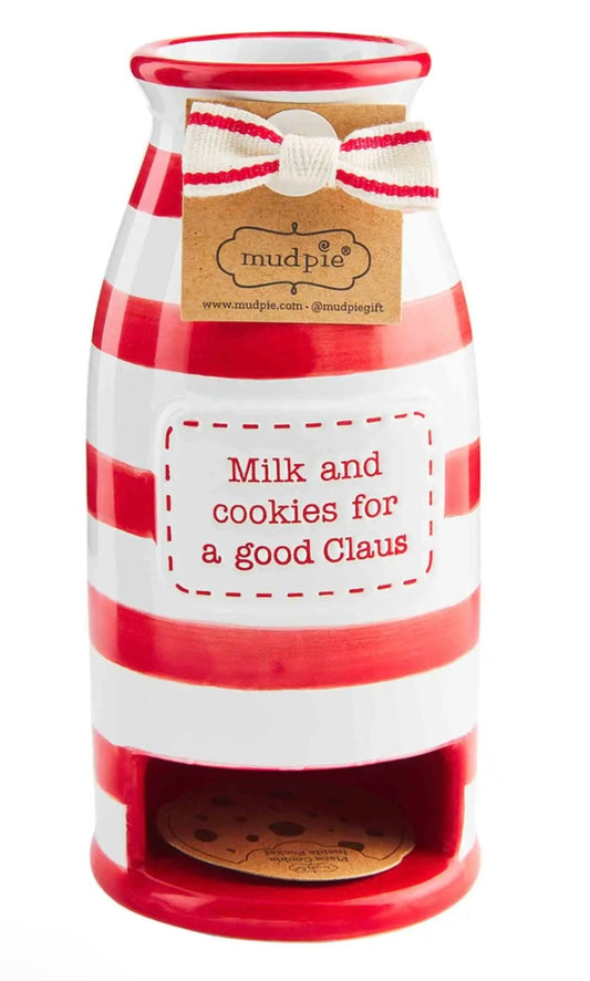 Milk & Cookies Striped Bottle