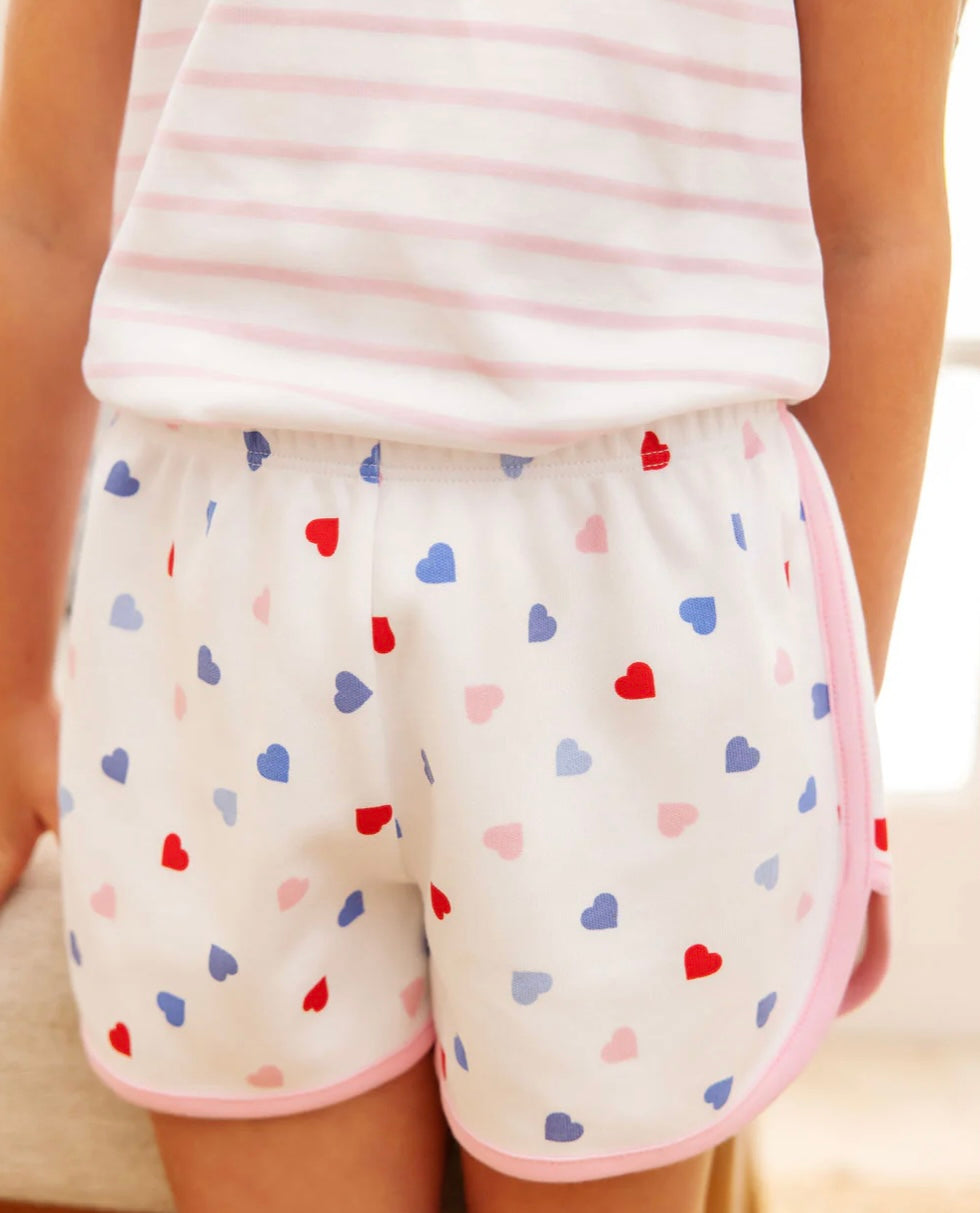 The Beaufort Bonnet Co Cheryl Shorts - Happy Hearts