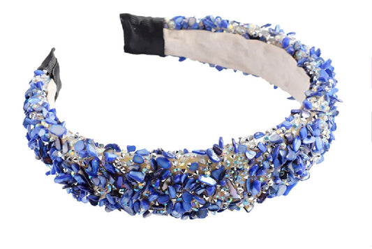 Headbands of Hope-All that Glitters- Blue+Silver