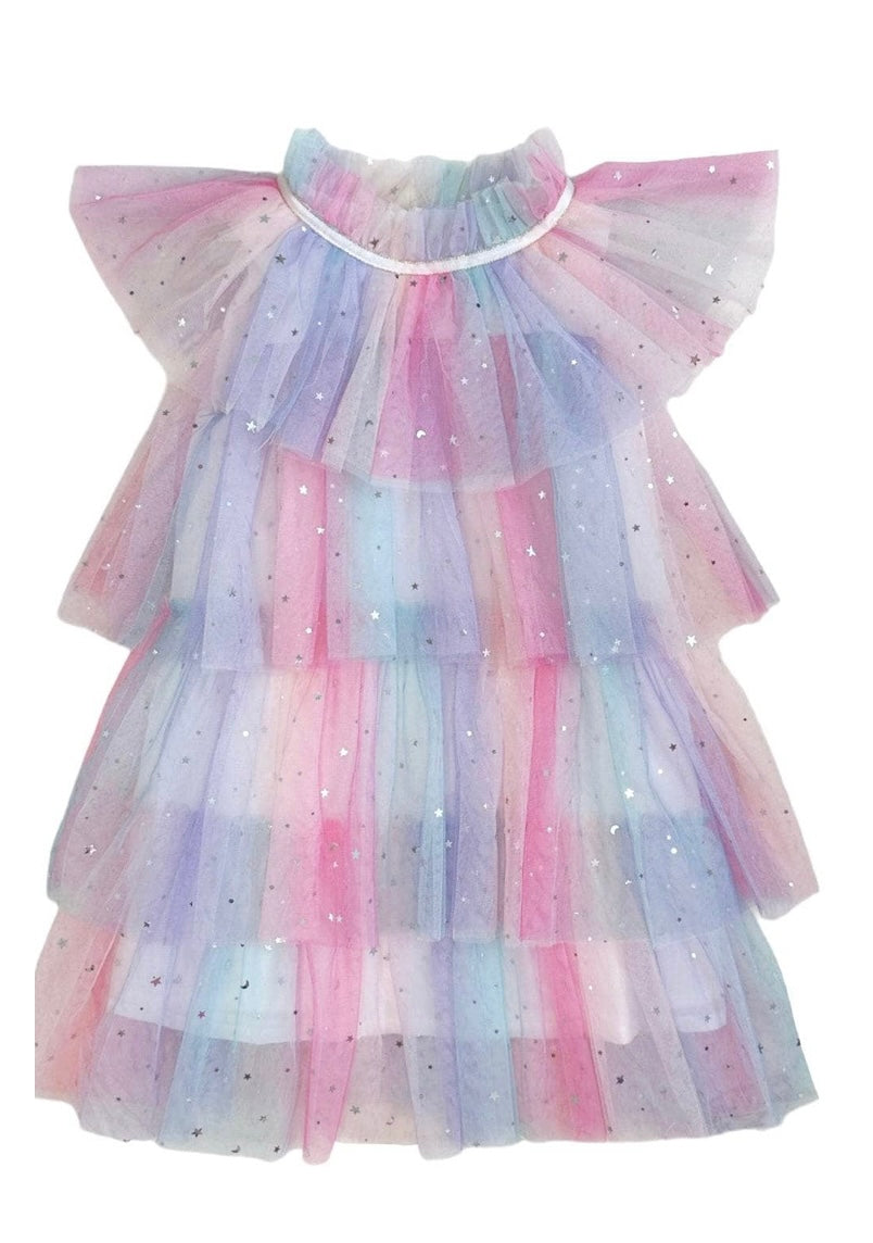 Lola & The Boys Sunset Stars Tulle Dress