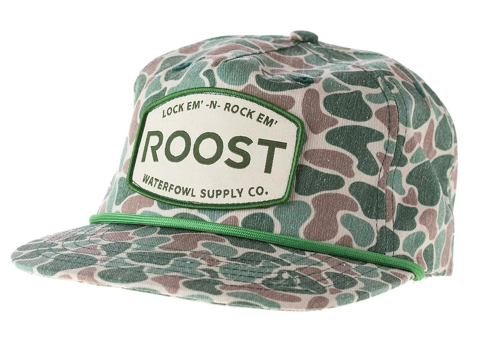 Roost Old School Camo Patch Youth Hat