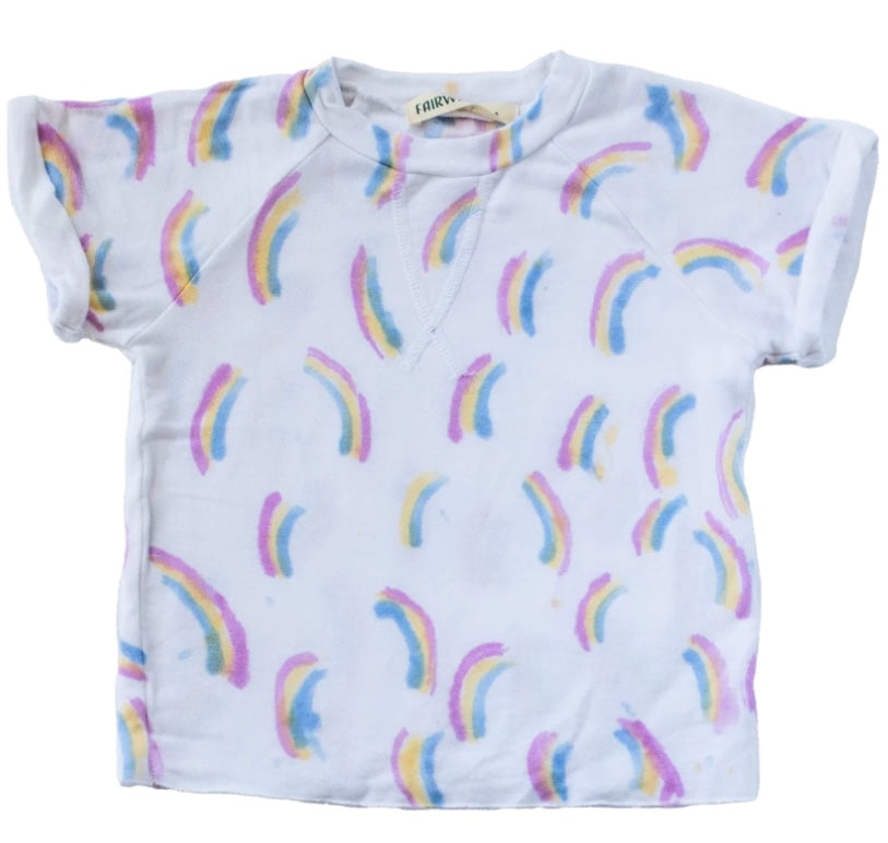 Fairwell Surfrider Tee-Rainbow