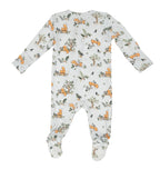 Angel Dear 2 Way Zipper Footie- Baby Fox