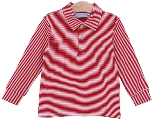 Jackson Polo Red Stripe