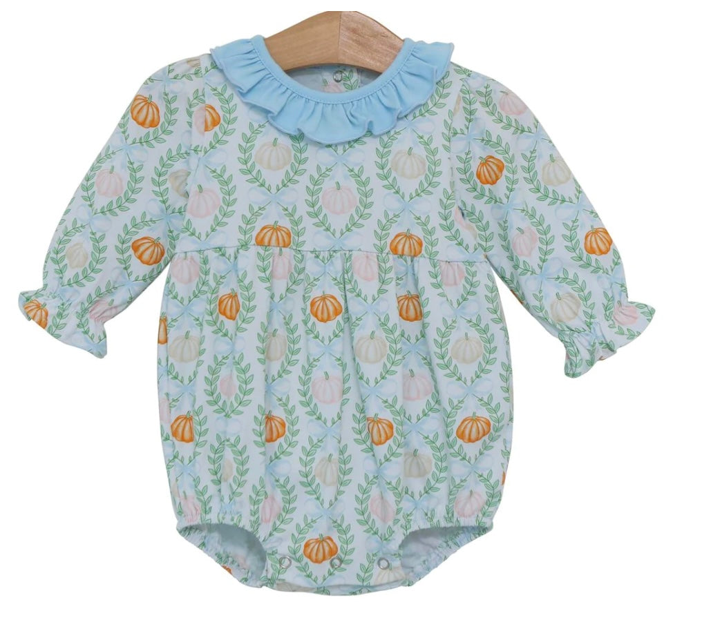Pumpkin Patch Long Sleeve Bubble