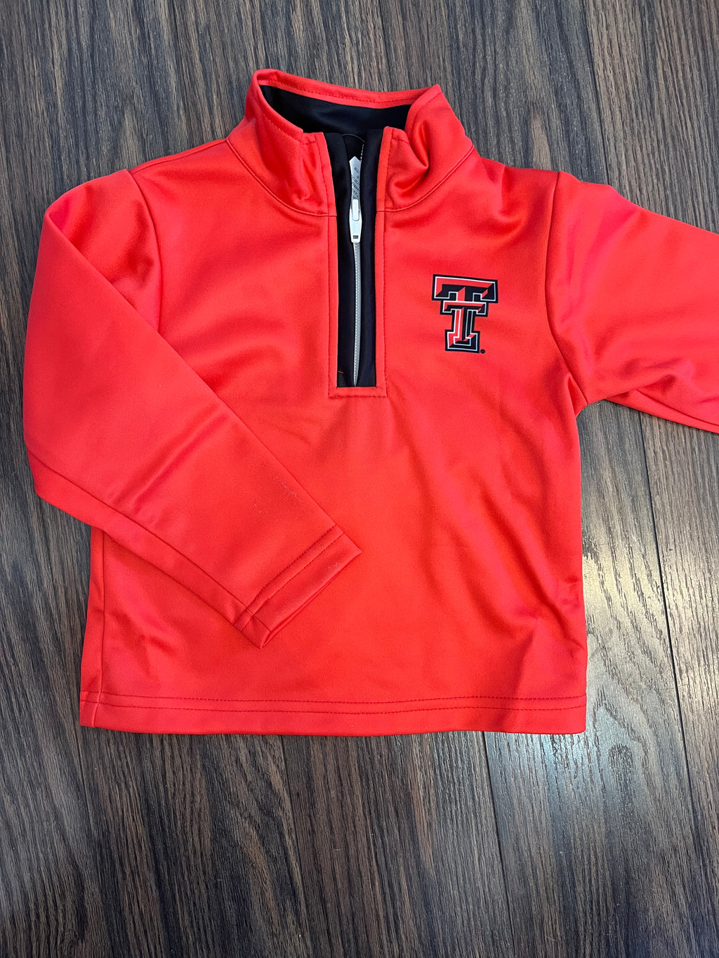 Vive la fete Texas tech raiders red fleece long sleeve pull over