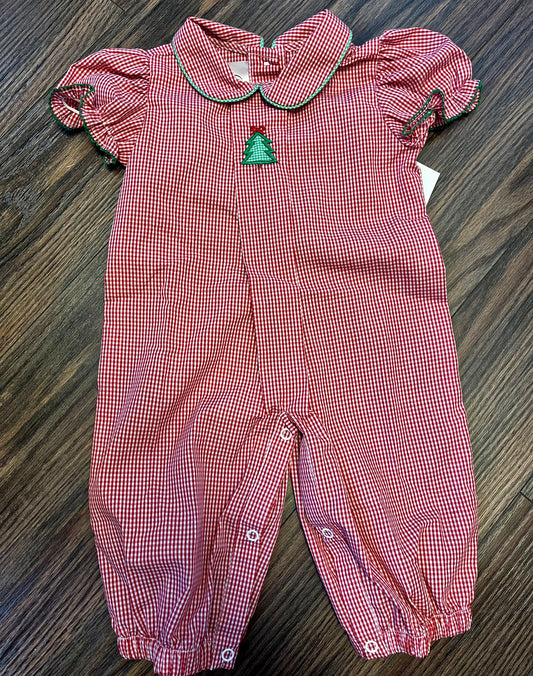 Hannah Christmas Tree Romper