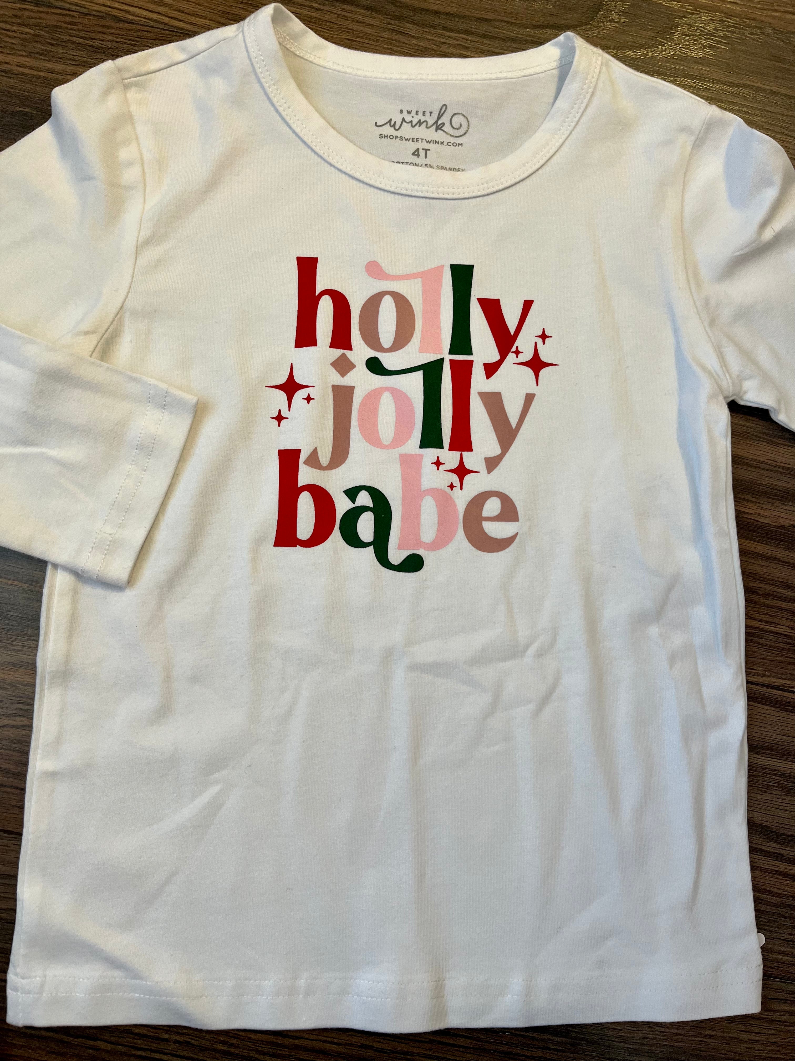 Sweet Wink Holly Jolly Babe Tee
