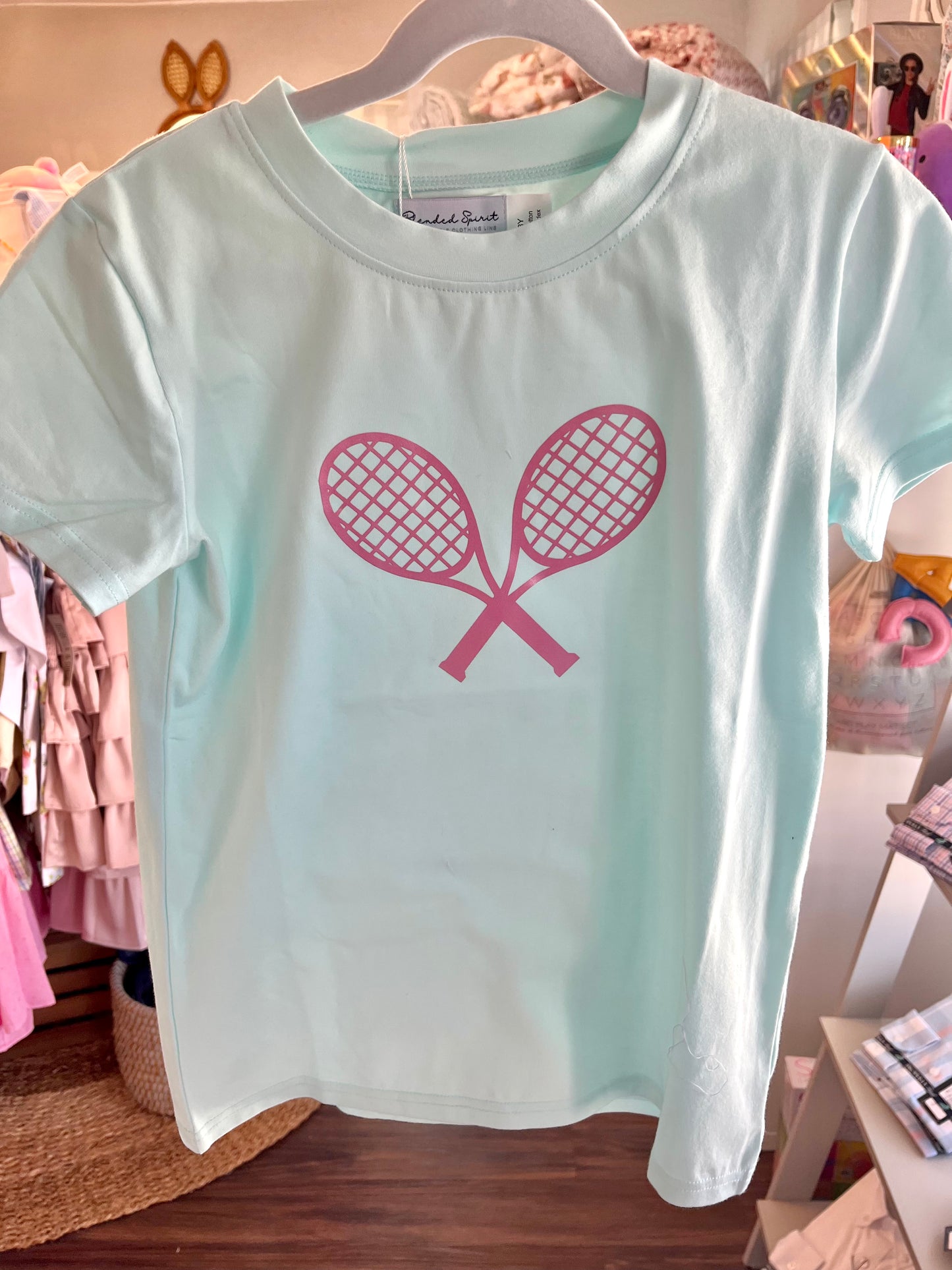 Blended Spirit Tee- Tennis Racket