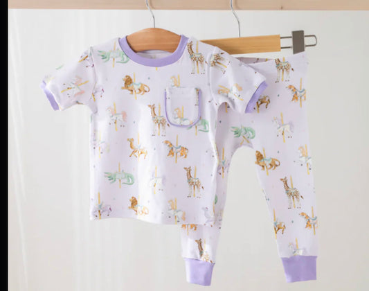 Nola Tawk Round and Round Pajama Set