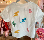 Belle Cher Sequin Lightning Bolt Shirt