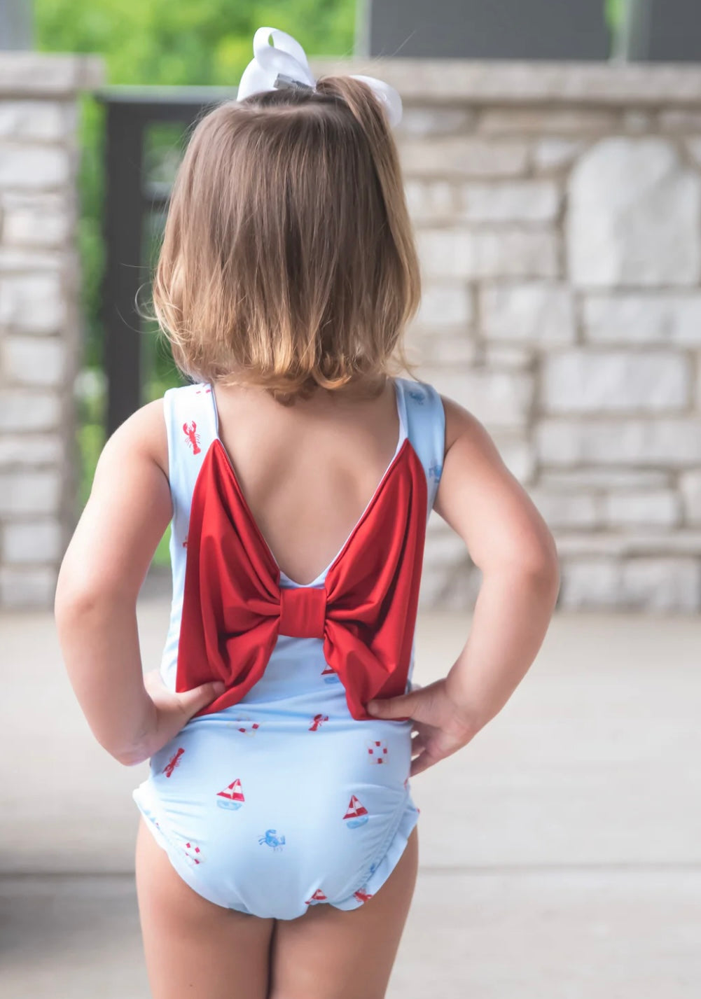 Jams & Lottie One Piece Swimsuit - Lobster