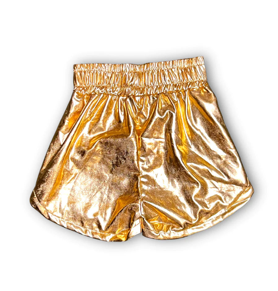 Belle Cher Metallic Shorts