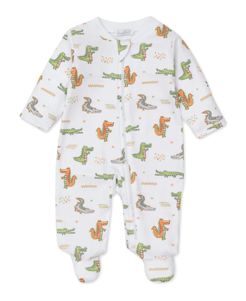 Kissy Kissy Crocodile Crew Footie