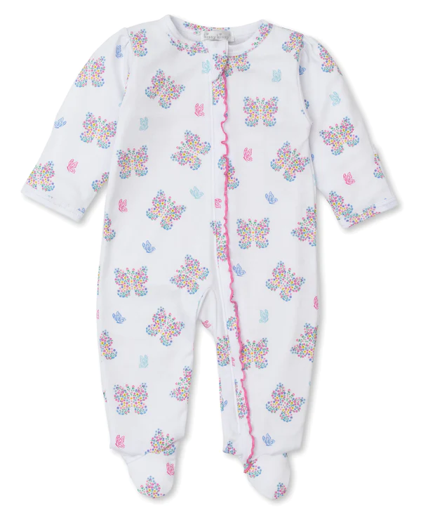 Kissy Kissy Butterfly Flutters Zip Footie