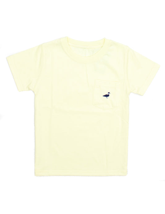 Properly Tied Pocket Tee- Light Yellow