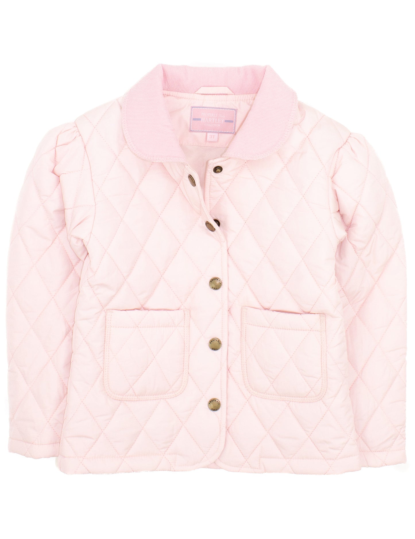 properly tied girls Hartley jacket light pink