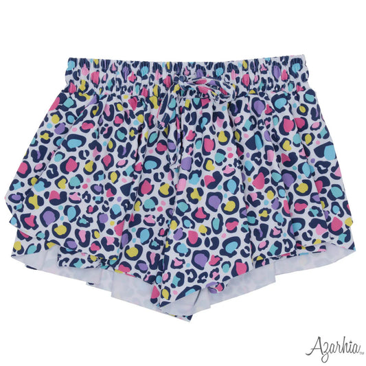 Azarhia Leopard Butterfly Shorts