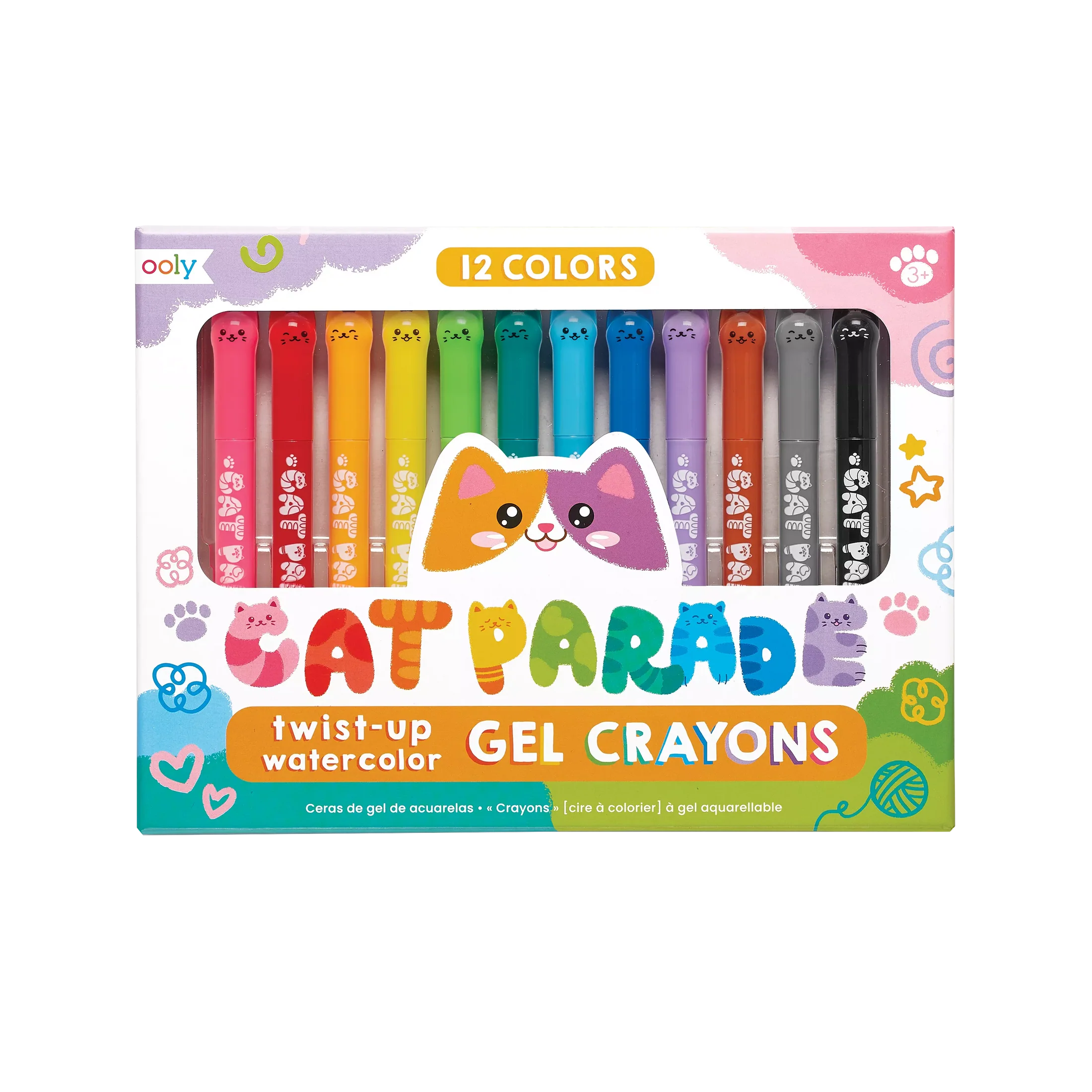 Ooly Cat Parade Gel Crayons