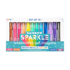 Ooly Rainbow Sparkle Metallic Gel Crayons