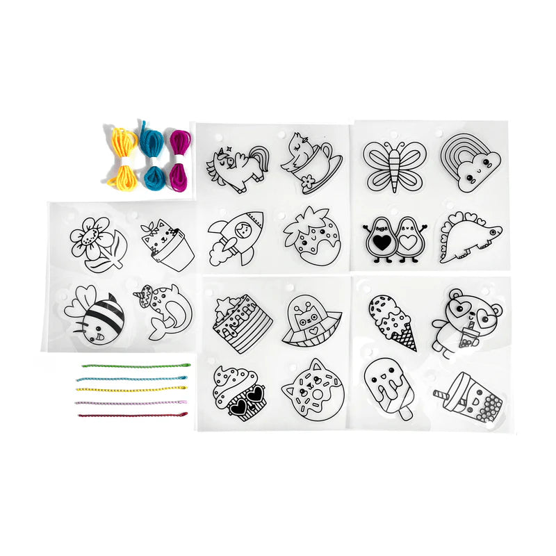 Ooly DIY Shrink Art Kit- Cute Crew
