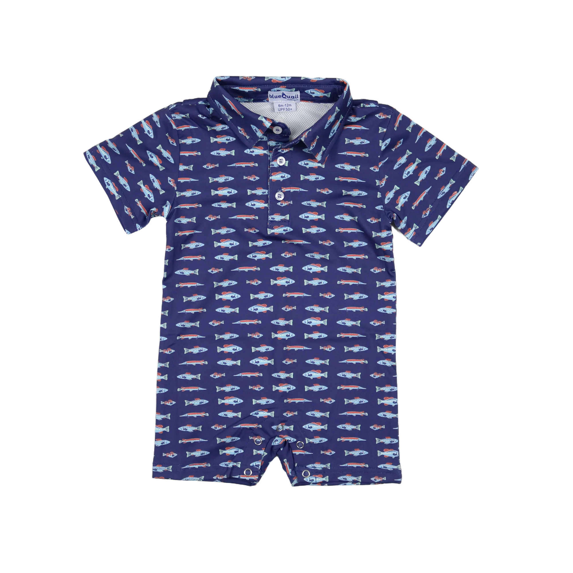 Blue Quail Freshwater Polo Romper