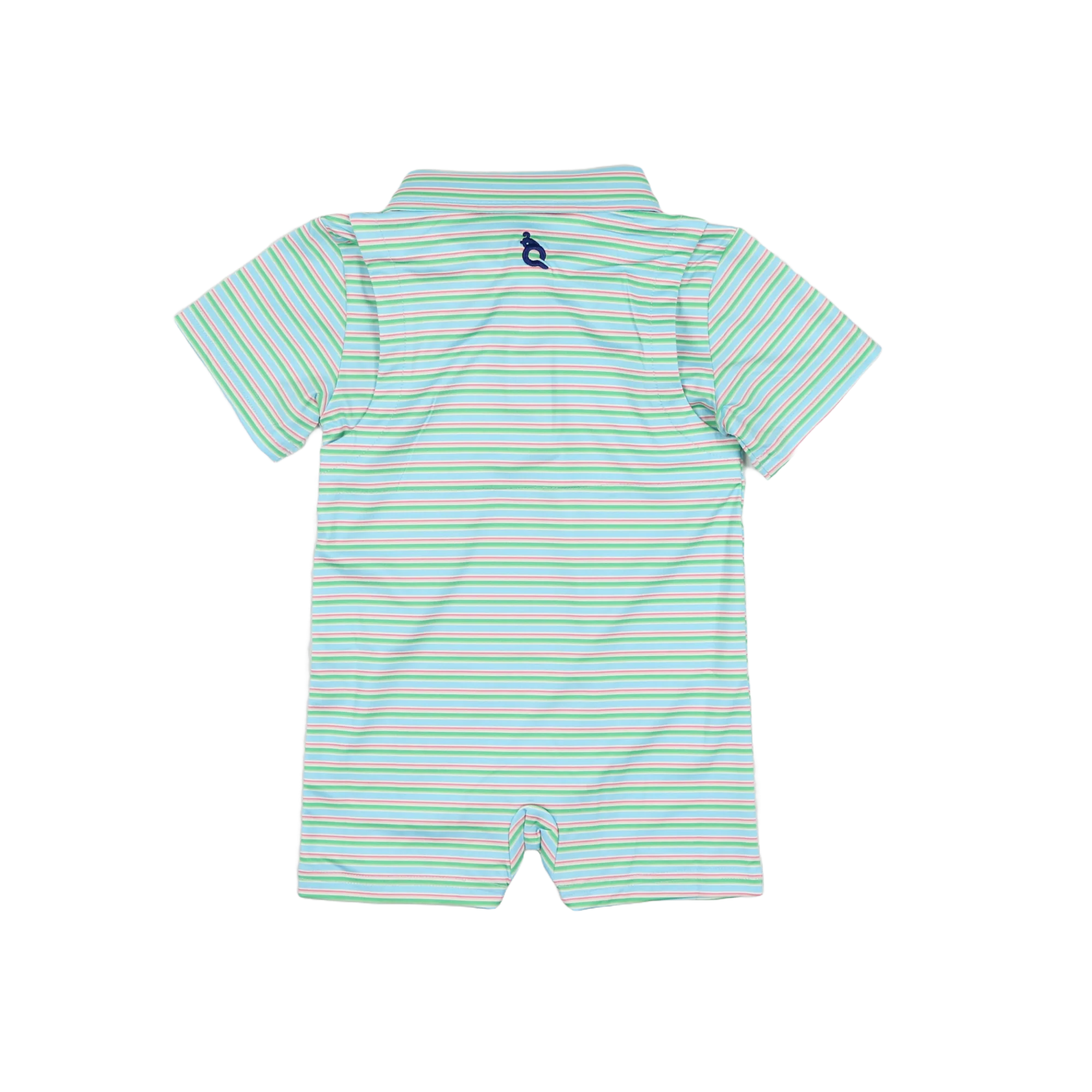 Blue Quail Sherbert Stripe Romper