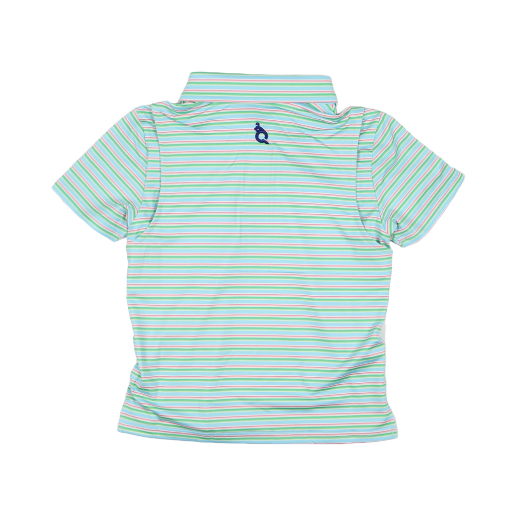 Blue Quail Sherbert Stripe Polo