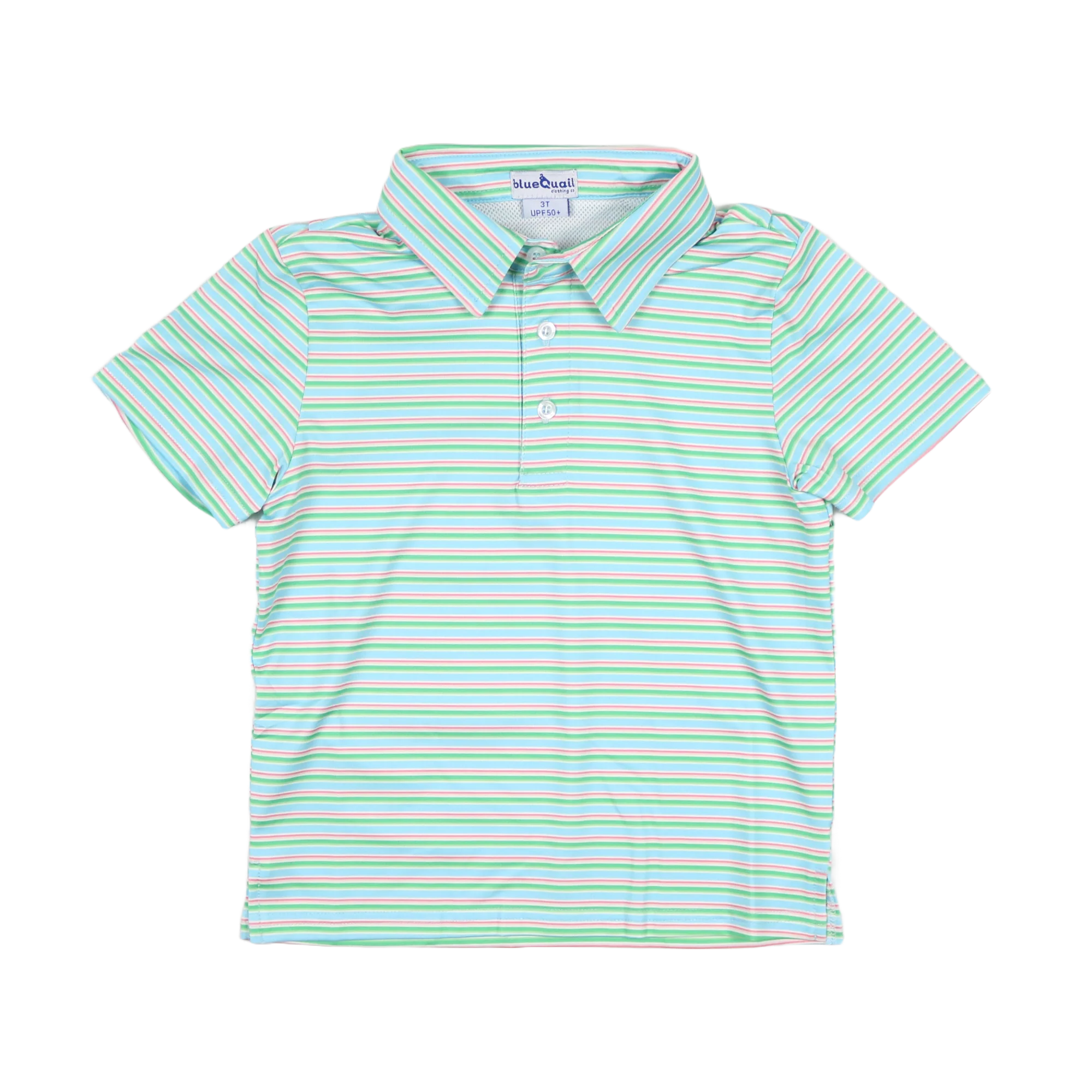 Blue Quail Sherbert Stripe Polo