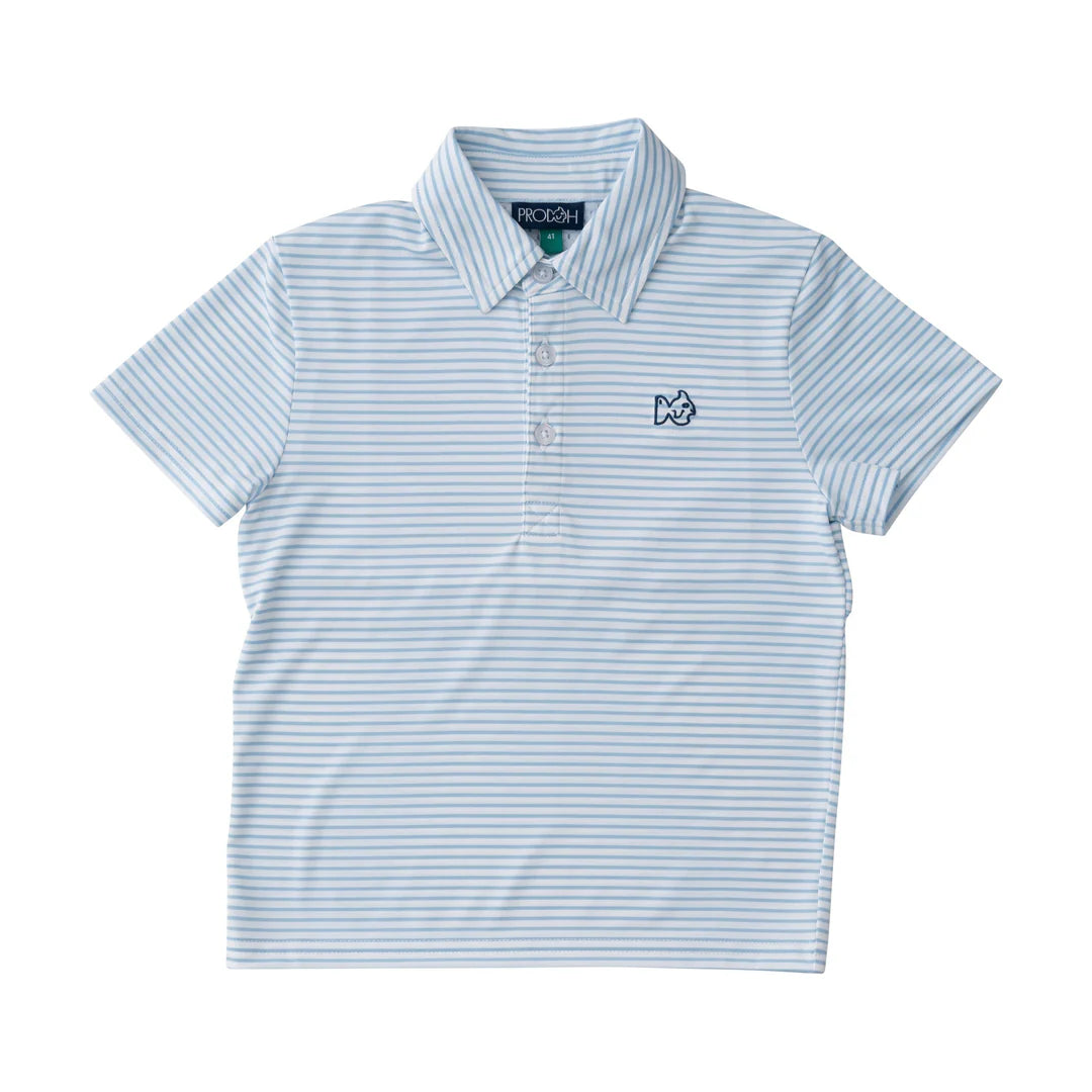 Prodoh Pro Performance Polo SkyBlue/White Stripe