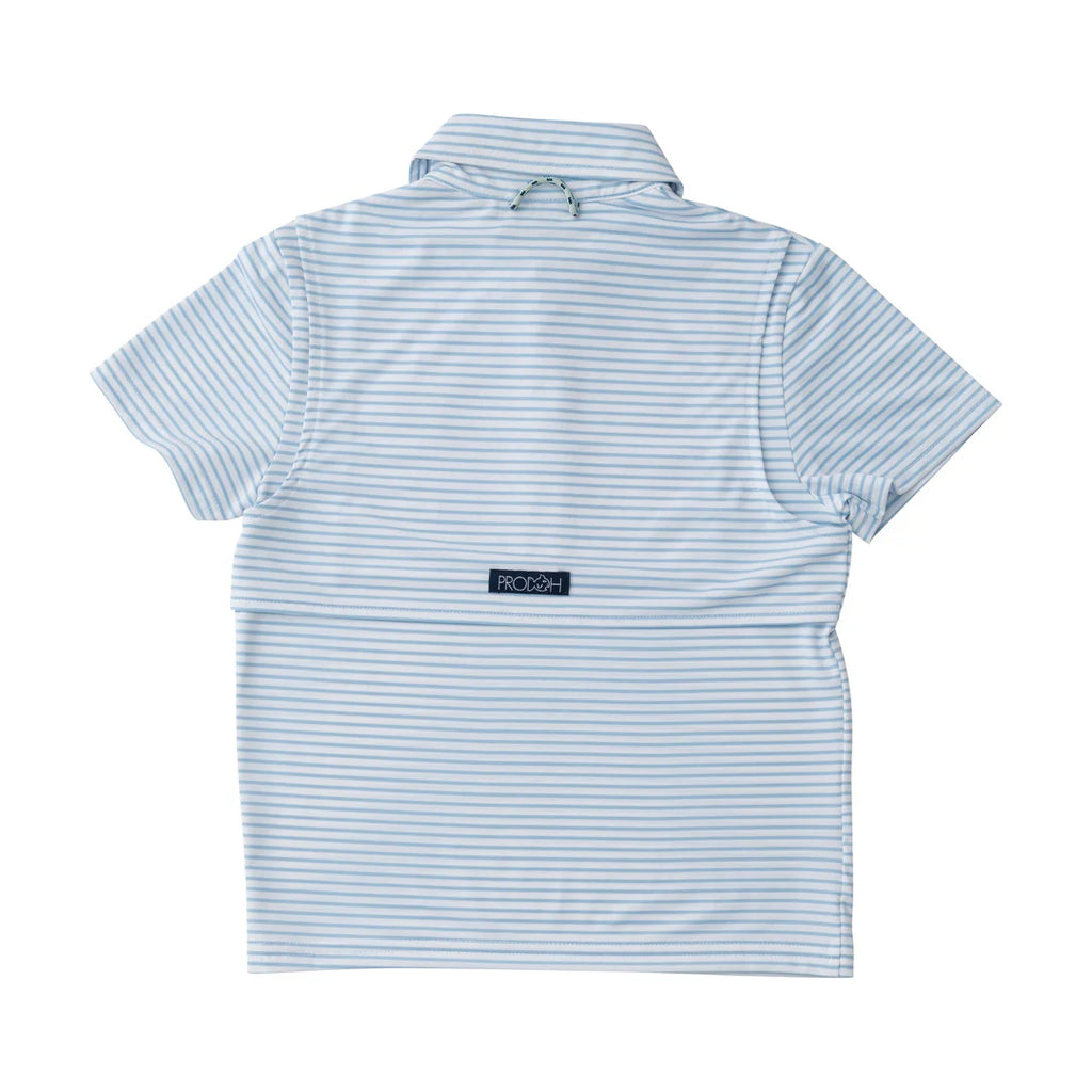 Prodoh Pro Performance Polo SkyBlue/White Stripe