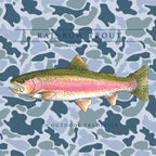 Prodoh Pro Performance Hoodie Blue Camo-Trout