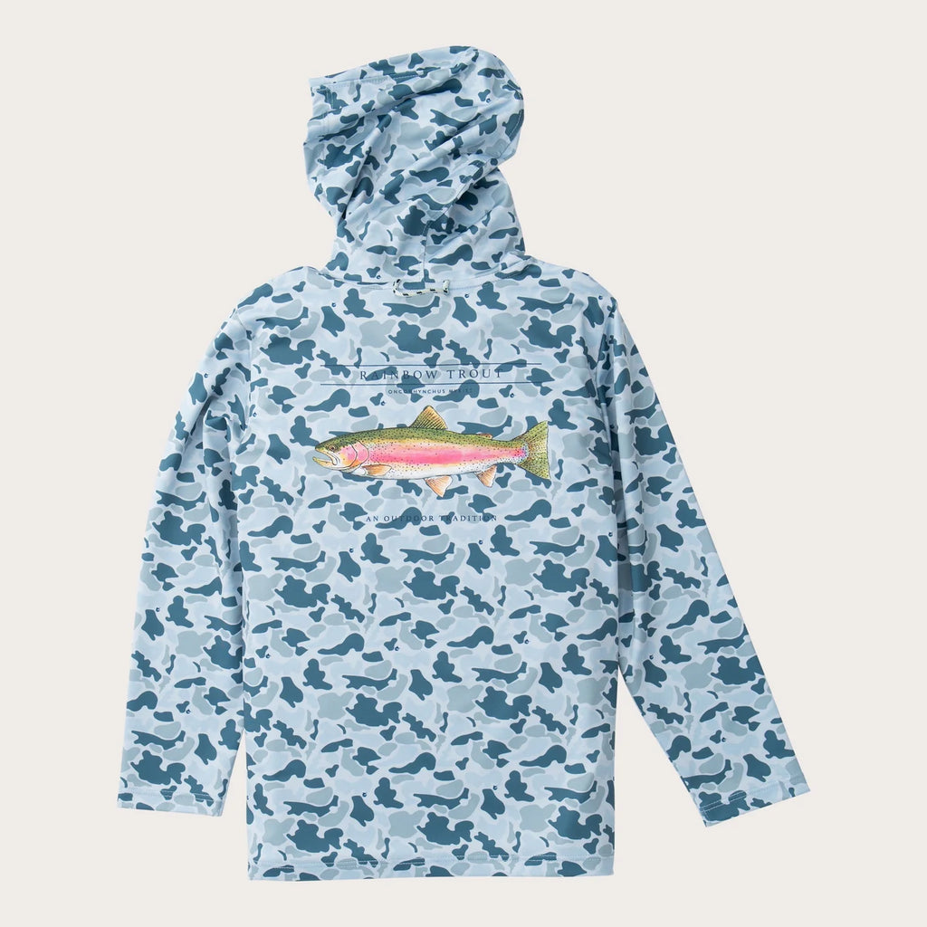 Prodoh Pro Performance Hoodie Blue Camo-Trout