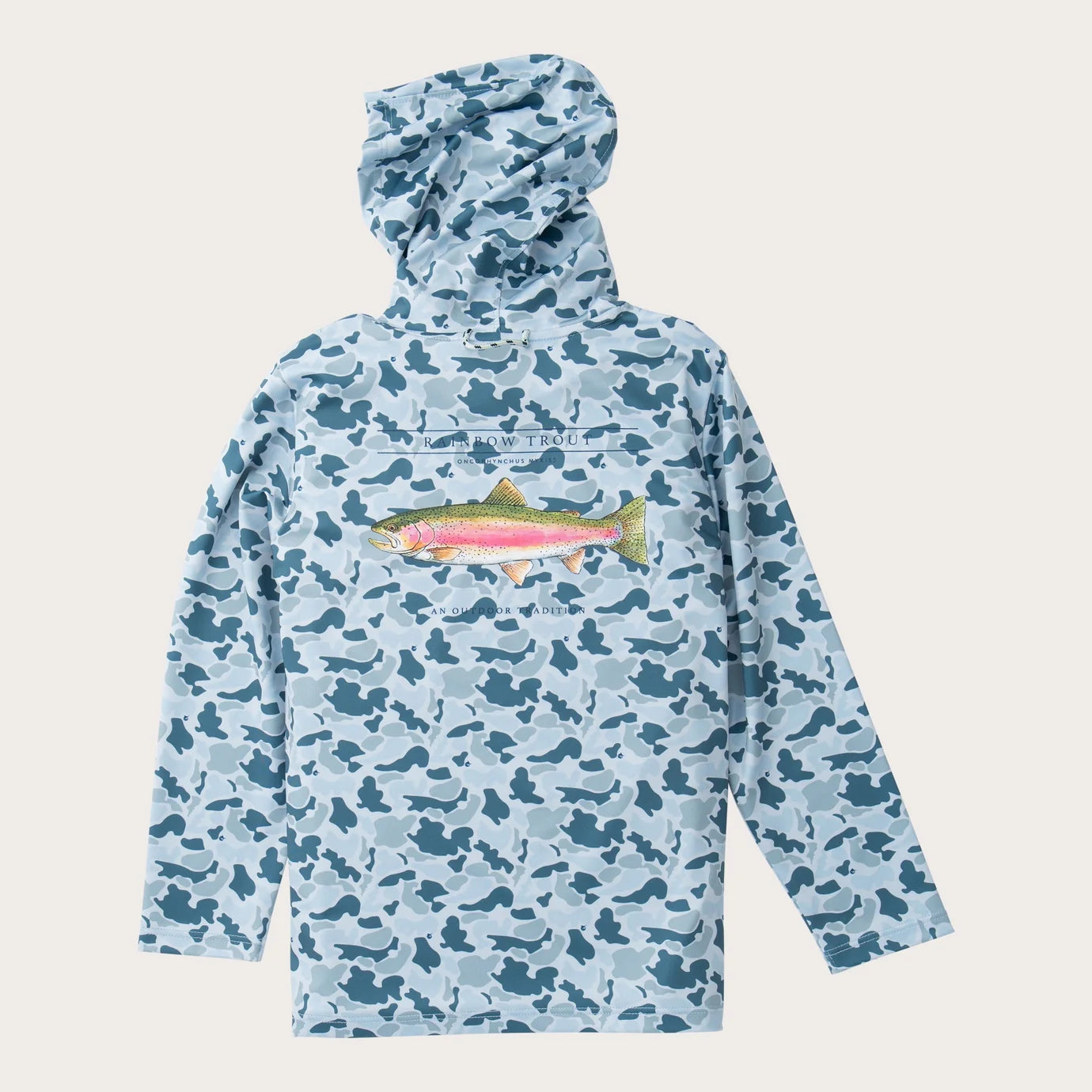 Prodoh Pro Performance Hoodie Blue Camo-Trout