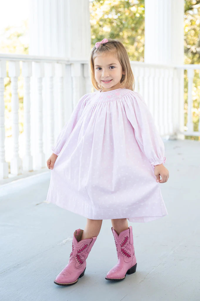 Pink Hearts Helen Dress
