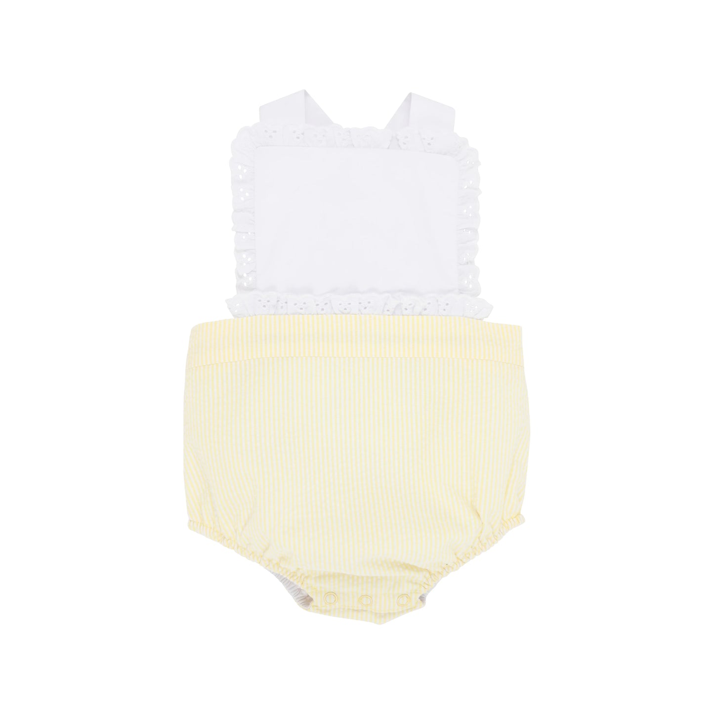 The Beaufort Bonnet Co- Seaside Sunny Sally Sunsuit- Seersucker