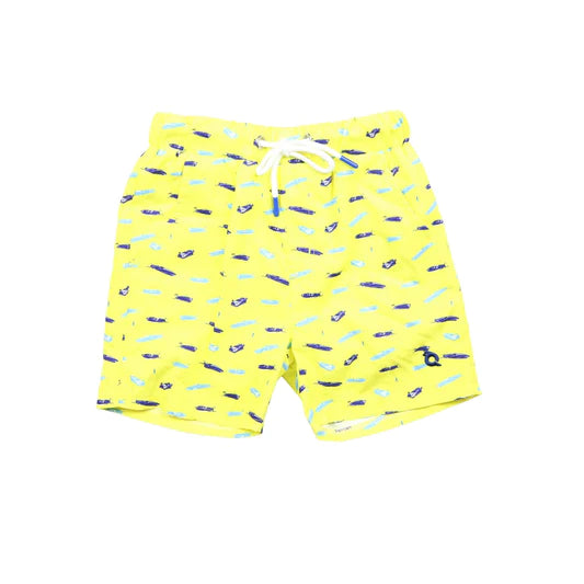 Blue Quail Swim Trunk - Speedboats