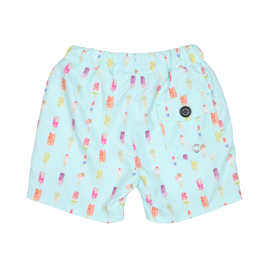 Blue Quail Swim Trunks Popsicle Swim Trunks
