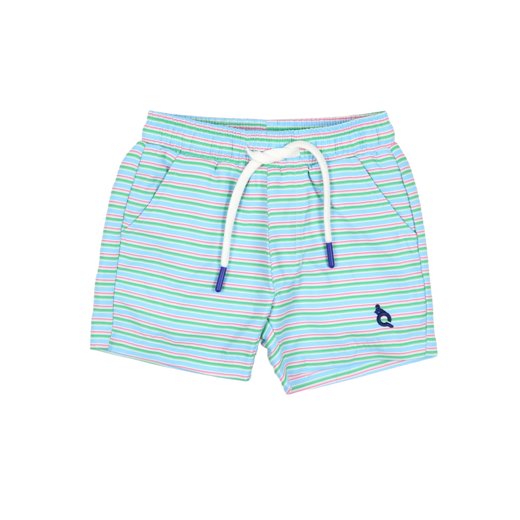 Blue Quail Sherbert Swim Trunk