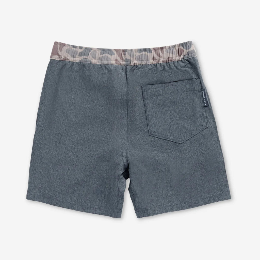 Burlebo Youth Athletic Short Grizzy Gray/Deer Camo Liner