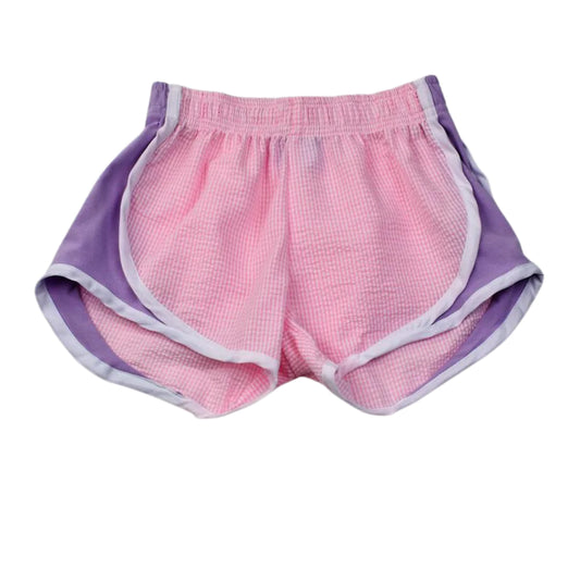 Funtasia Too Shorts- Pink with Lavender Side