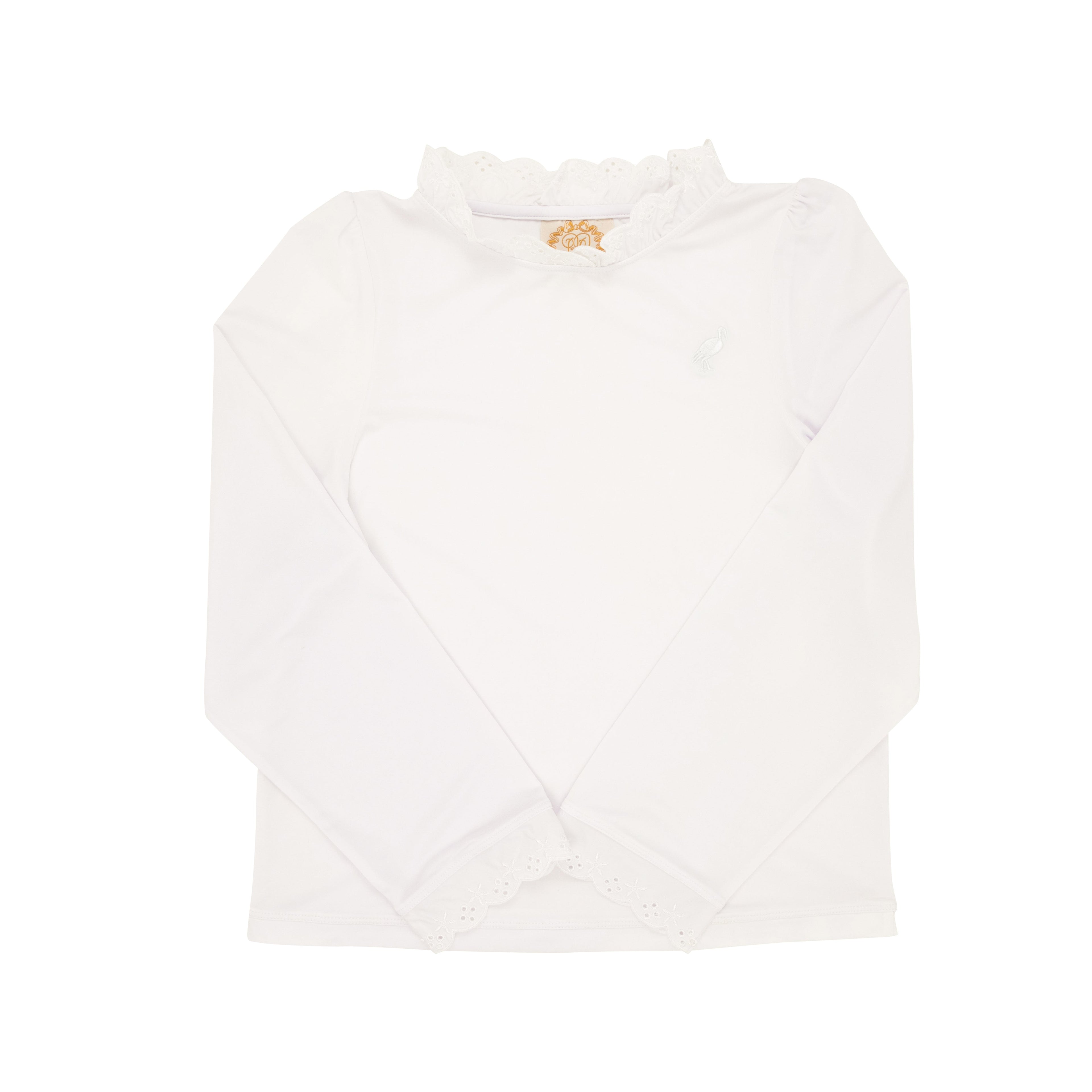 Winnies Wave Spotter Swim Shirt - Worth Avenue White