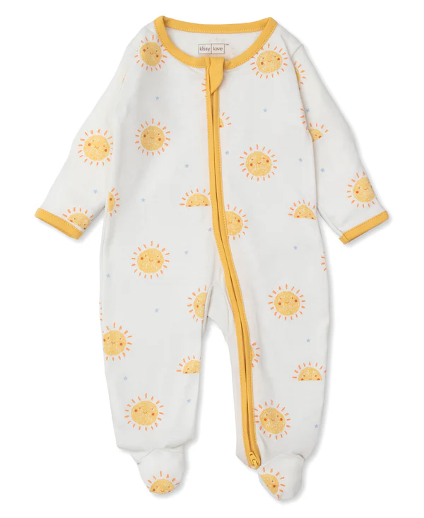 Kissy Love Sunny Days Zip Footie
