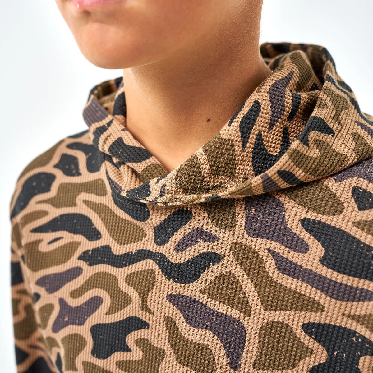 Burlebo Thermal Hoodie- Gauge Camo