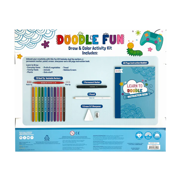 Doodle Fun: Draw & Color Activity Kit